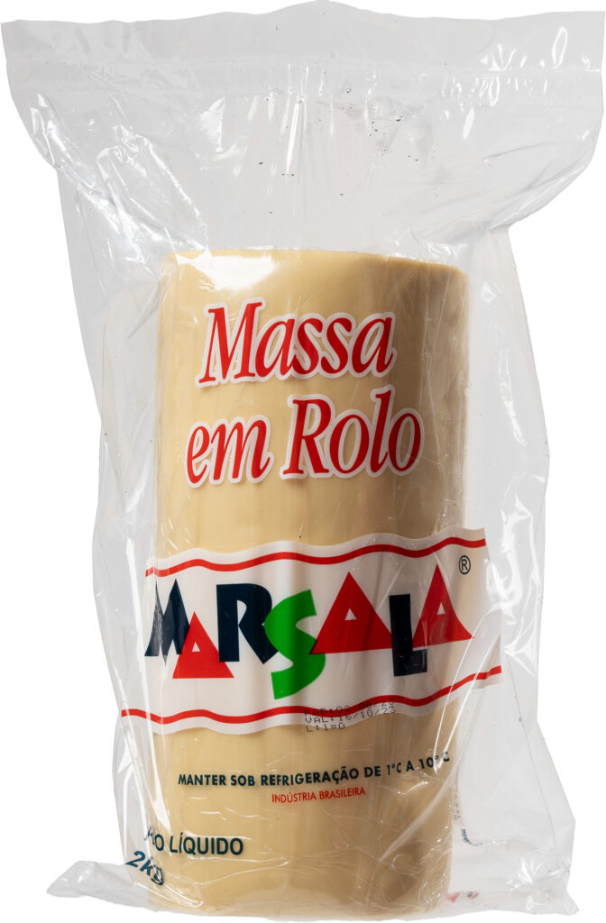 Massa em rolo linha institucional Marsala